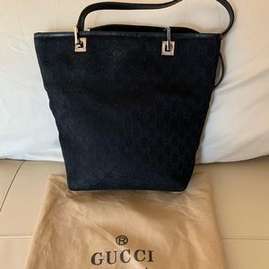Vintage 1980s Gucci monogram tote